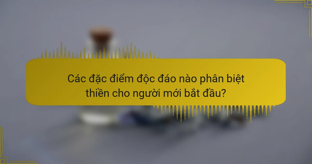 Các đặc điểm độc đáo nào phân biệt thiền cho người mới bắt đầu?